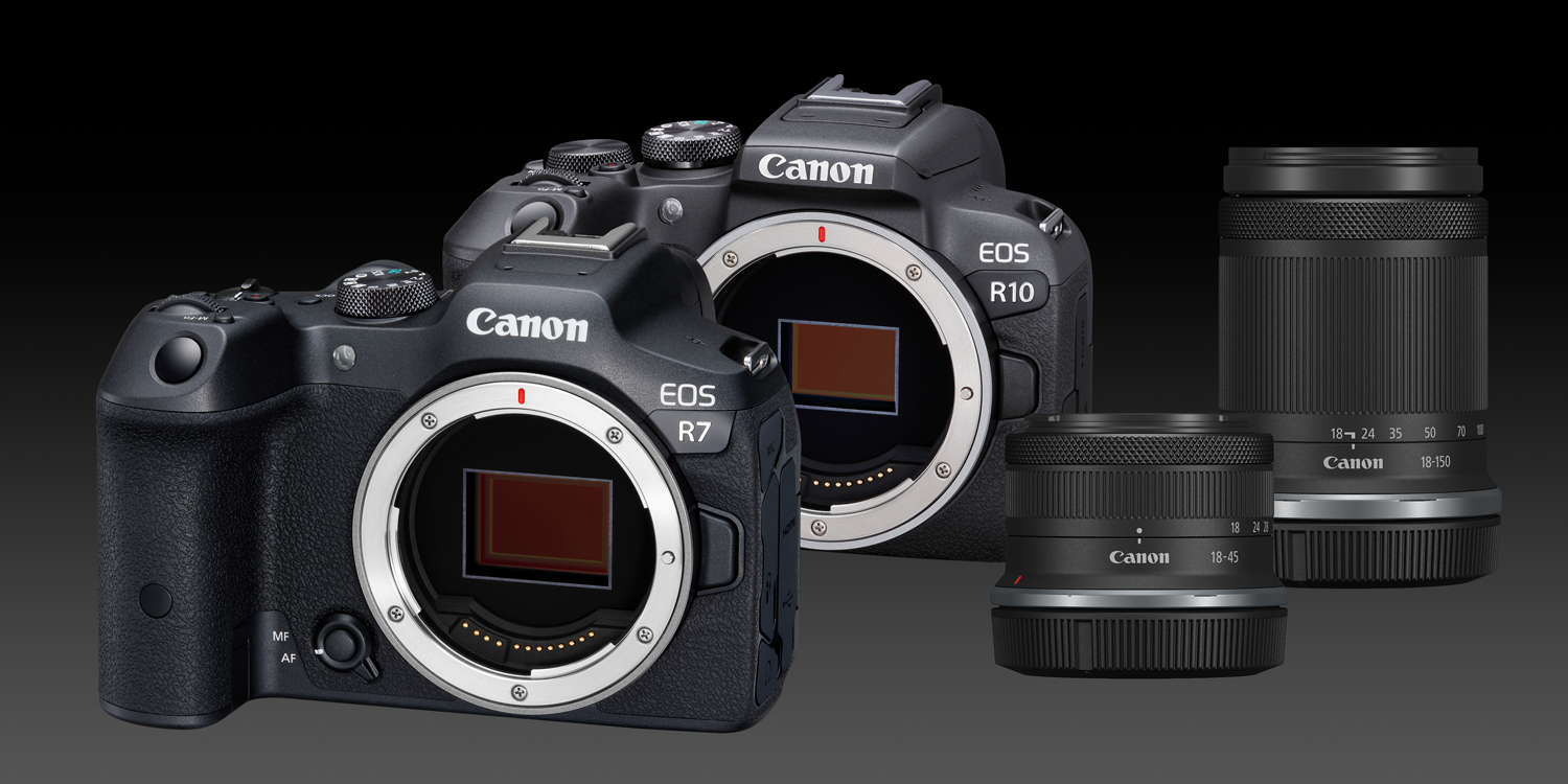 Canon EOS in zwei EOS photoscala auch | EOS Objektiven R (aktualisiert) jetzt und APS-C: Halbformat R7 vorgestellt sowie für R10