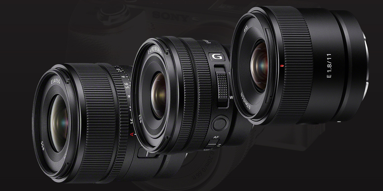 Sony bringt E (aktualisiert) | 11mm E APS-C 10-20mm PZ, E und G F1.4 15mm F4 für photoscala G F1.8