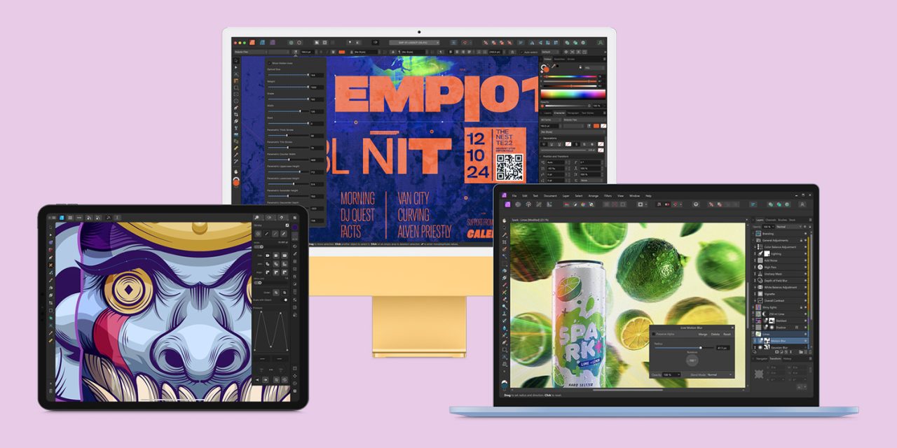 Affinity 2.5 bringt neue Tools und nutzt die Möglichkeiten des Snapdragon X Elite Prozessors