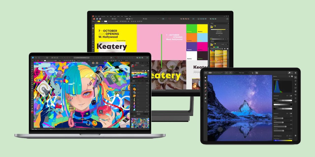 Affinity Designer, Photo und Publisher sechs Monate kostenlos testen